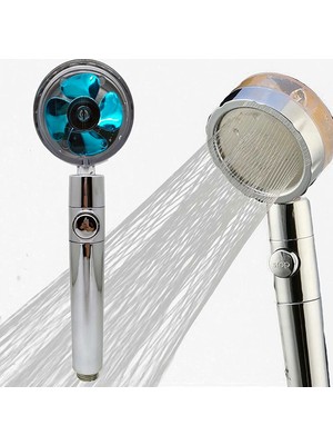 K-yonlineticaret Pervaneli Duş Başlığı 360 Derece Dönebilen Aç Kapa Su Tasarruflu (5501)