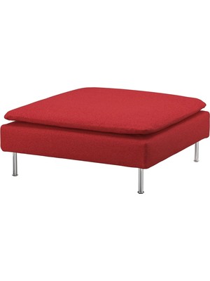 IKEA Kırmızı Şık Kanepe - Puf
