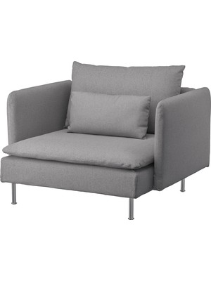 IKEA Gri Modern Kanepe - Tekli Koltuk