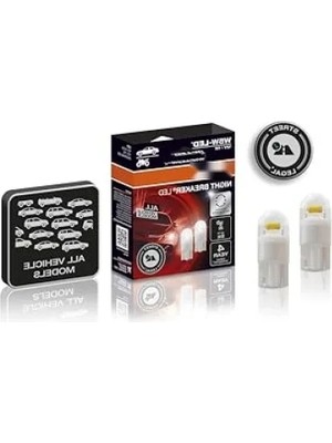 Esranın Dünyası LED T10 W5W Plaka Park Iç Mekan Ampulü - 6000K Beyaz Işık