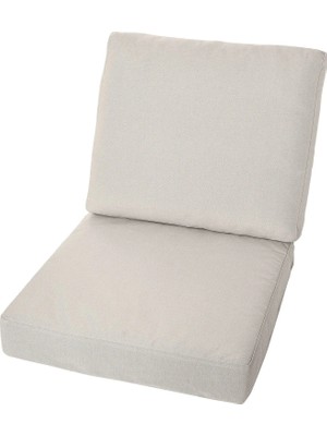 IKEA Bej Lüks Berjer Koltuk - Tekli Koltuk Minderi