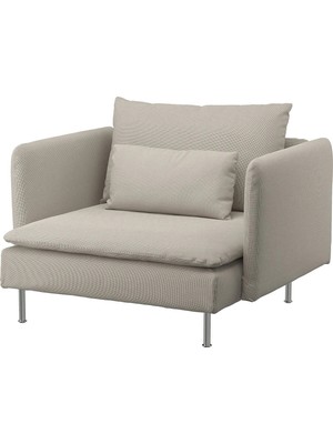 IKEA Bej Ferah Kanepe - Tekli Koltuk