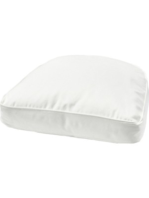 IKEA Beyaz Konforlu Berjer Koltuk - Tekli Koltuk Minderi 54X54 cm