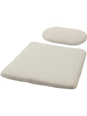 IKEA Beyaz Ferah Berjer Koltuk - Tekli Koltuk Minderi 37X21 cm
