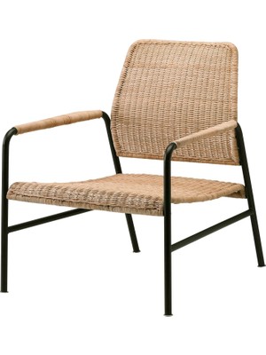 IKEA Beyaz Modern Berjer Koltuk - Rattan Koltuk