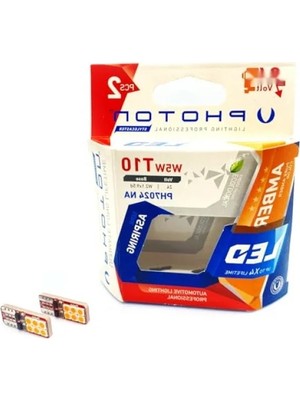 Esranın Dünyası T10 W5W 24V 6+6 Amber LED Ampul - Parlak ve Enerji Tasarruflu