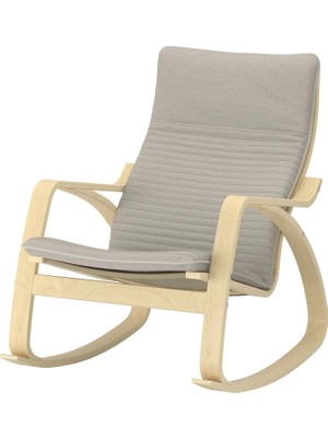 IKEA Bej Lüks Berjer Koltuk - Sallanan Koltuk