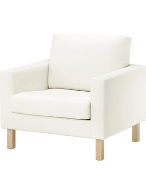 IKEA Beyaz Rahat Berjer Koltuk - Tekli Koltuk