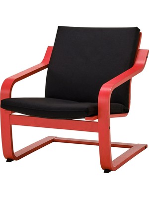 IKEA Kırmızı Lüks Berjer Koltuk - Sallanan Koltuk