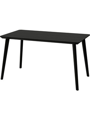 IKEA Siyah Zarif Yemek Masası - Mutfak Masası