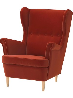 IKEA Kahverengi Lüks Berjer Koltuk - Tekli Koltuk