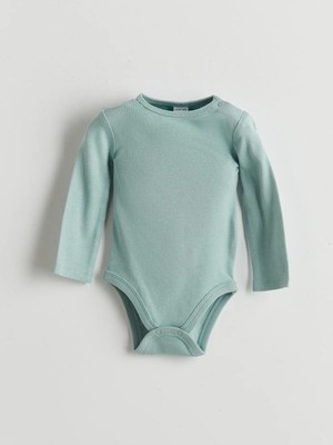 Lc Waikiki Yeni Sezon Bisiklet Yaka Basic Erkek Bebek Çıtçıtlı Body