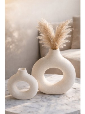 Yasmella Home Bohem Halka Ikili Vazo