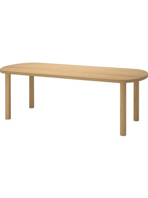 IKEA Meşe Geniş Yemek Masası