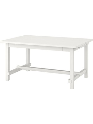 IKEA Beyaz Zarif Yemek Masası - Açılır Yemek Masası