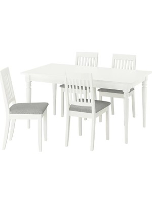 IKEA Beyaz Şık Yemek Masası - Yemek Masası Takımı