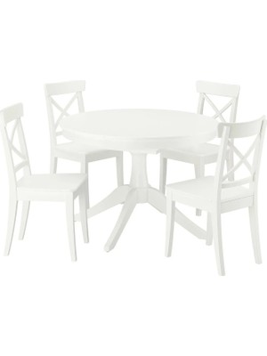 IKEA Beyaz Modern Yemek Masası - Yemek Masası Takımı