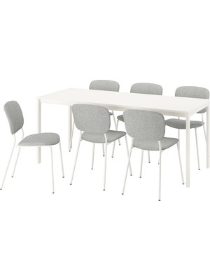IKEA Beyaz Sağlam Yemek Masası - Yemek Masası Takımı