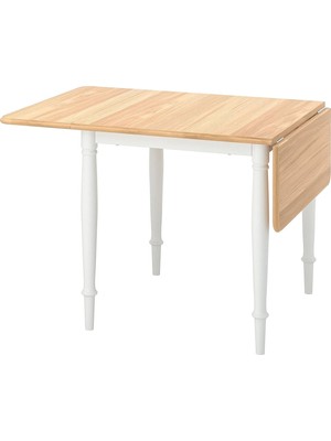 IKEA Beyaz Zarif Yemek Masası - Katlanır Mutfak Masası