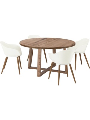 IKEA Kahverengi Zarif Yemek Masası - Yemek Masası Takımı