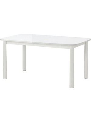 IKEA Beyaz Modern Yemek Masası - Açılır Yemek Masası