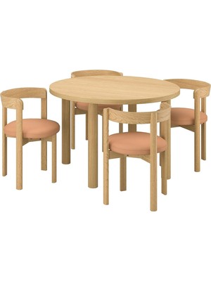 IKEA Meşe Modern Yemek Masası - Yemek Masası Takımı