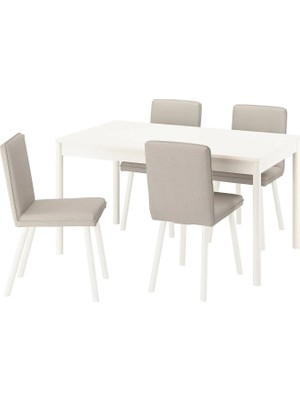 IKEA Beyaz Sağlam Yemek Masası - Yemek Masası Takımı