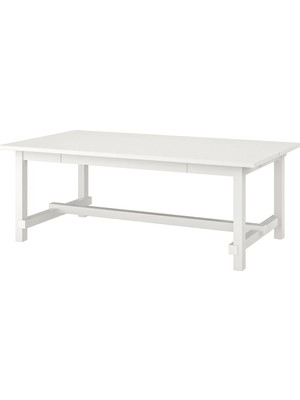 IKEA Beyaz Modern Yemek Masası - Açılır Yemek Masası