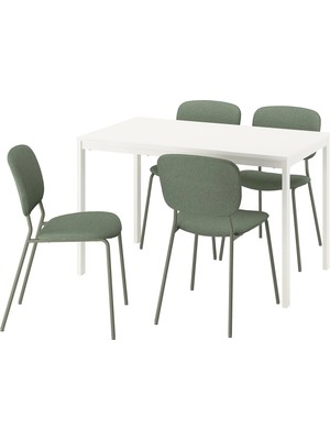 IKEA Beyaz Şık Yemek Masası - Yemek Masası Takımı