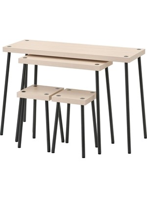 IKEA Huş Modern Yemek Masası - Mutfak Masası Takımı