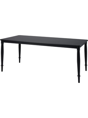 IKEA Siyah Geniş Yemek Masası