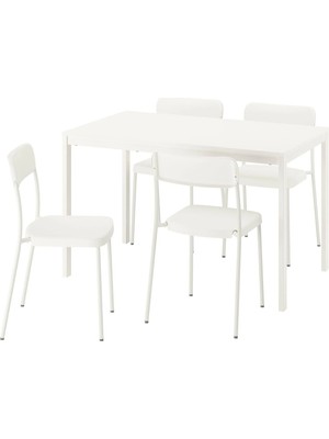 IKEA Beyaz Modern Yemek Masası - Yemek Masası Takımı