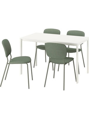 IKEA Beyaz Geniş Yemek Masası - Mutfak Masası Takımı