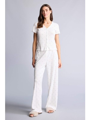 DeFacto Çiçekli Pijama Altı G4626AX26SM