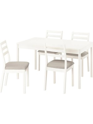 IKEA Beyaz Geniş Yemek Masası - Yemek Masası Takımı