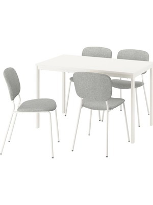 IKEA Beyaz Şık Yemek Masası - Yemek Masası Takımı