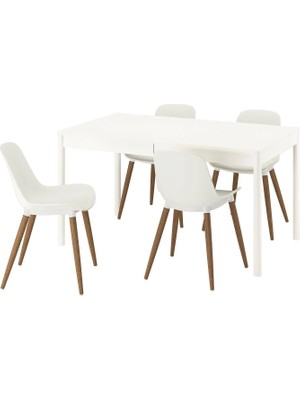 IKEA Beyaz Modern Yemek Masası - Yemek Masası Takımı