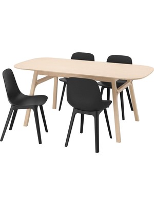 IKEA Beyaz Modern Yemek Masası - Yemek Masası Takımı