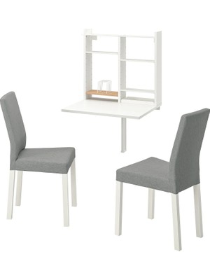 IKEA Beyaz Geniş Yemek Masası - Mutfak Masası Takımı