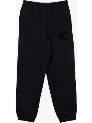 Calvin Klein Jeans Classic Fit Siyah Erkek Eşofman Altı LV04RD252GUB1 350GSM Fleece Gıft Gı