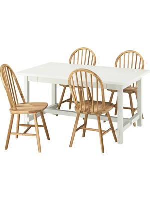 IKEA Beyaz Zarif Yemek Masası - Yemek Masası Takımı