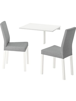 IKEA Beyaz Şık Yemek Masası - Mutfak Masası Takımı