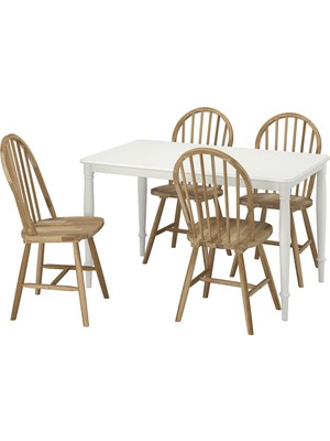 IKEA Beyaz Sağlam Yemek Masası - Mutfak Masası Takımı