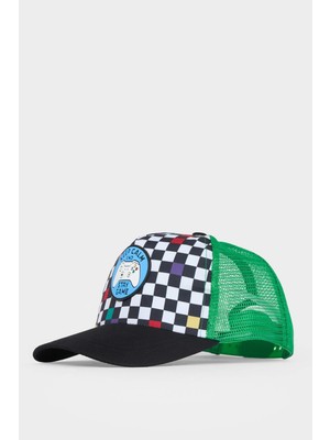 DeFacto Desenli Dokuma Cap Şapka Erkek Çocuk Z3682A626SM