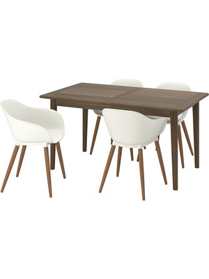 IKEA Kahverengi Geniş Yemek Masası - Yemek Masası Takımı