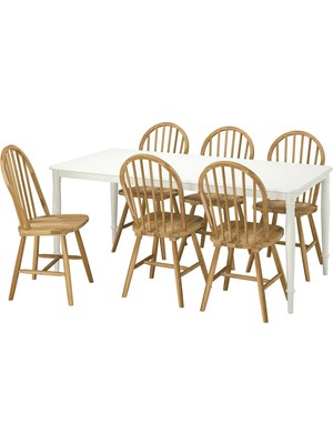 IKEA Beyaz Zarif Yemek Masası - Yemek Masası Takımı