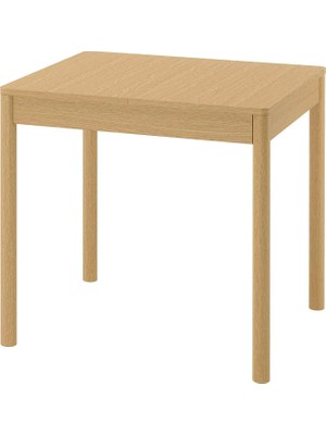 IKEA Meşe Şık Yemek Masası - Açılır Mutfak Masası