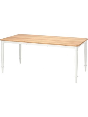 IKEA Beyaz Geniş Yemek Masası