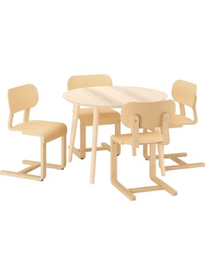 IKEA Beyaz Sağlam Yemek Masası - Mutfak Masası Takımı