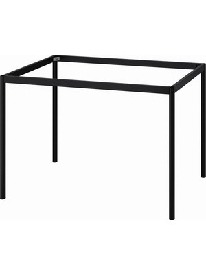 IKEA Siyah Geniş Yemek Masası - Yemek Masası Iskeleti 110X67X73 cm